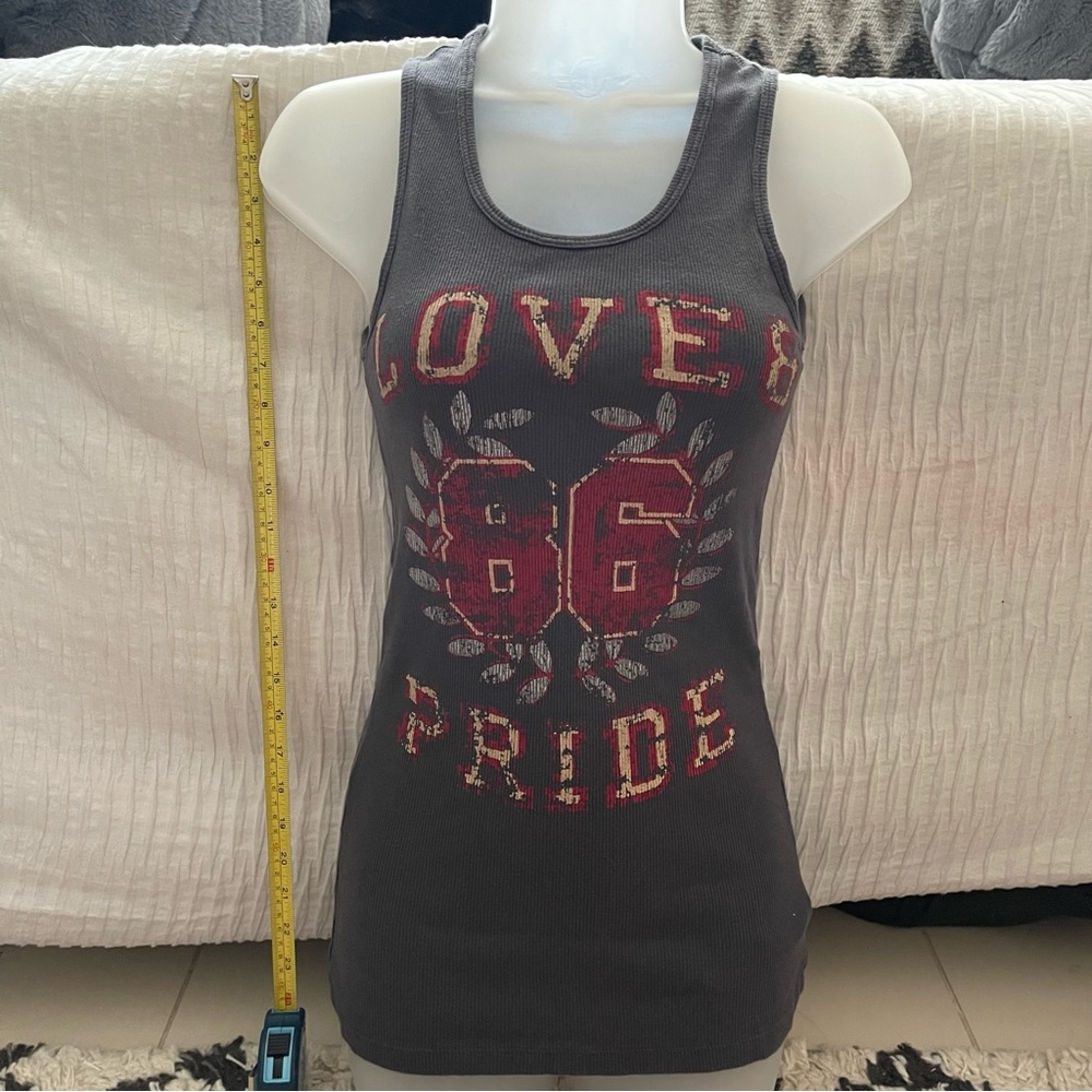 MaxRave Y2K ribbed tank top